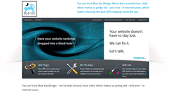 Desktop Screenshot of bluecatdesign.com