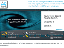 Tablet Screenshot of bluecatdesign.com